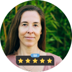 Google 5-Sterne Bewertung junge Frau